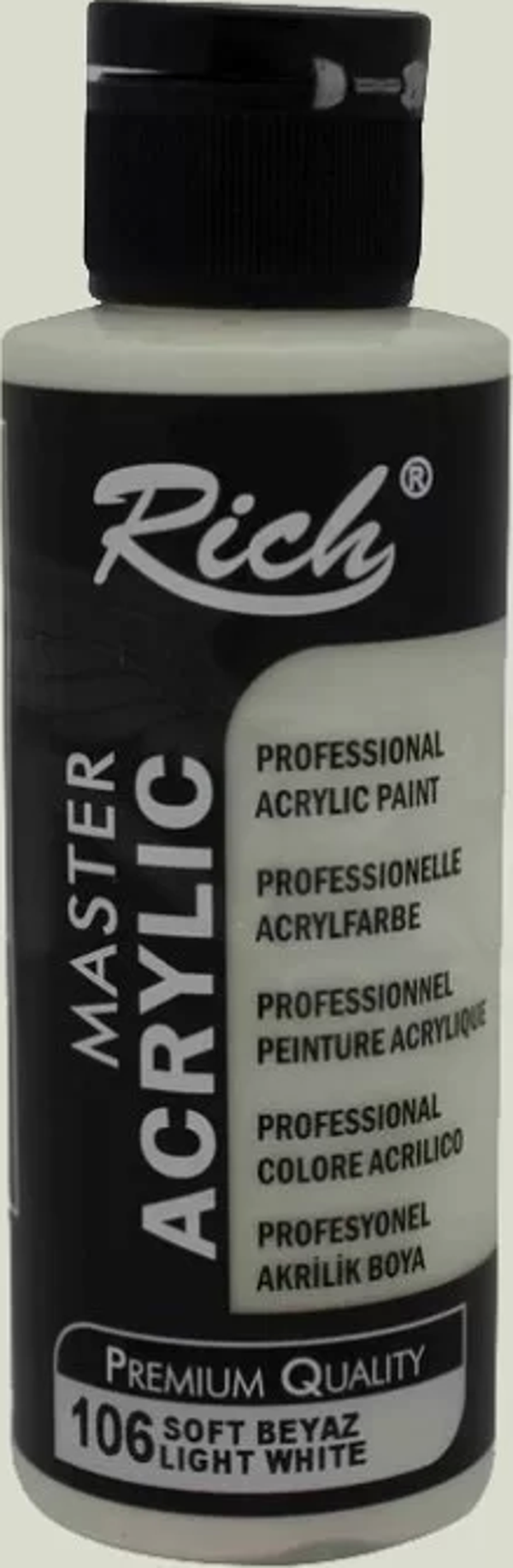 Rich Master Akrilik Boya 120ml 106 Soft Beyaz - Image 1