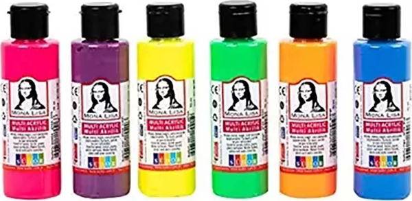 Südor Multi Akrilik Fosforlu Set 6X70 ml SD1006F - Image 1