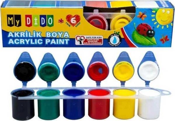 Südor My Dido Akrilik Boya 30 ml x 6 Renk Şişe - Image 1