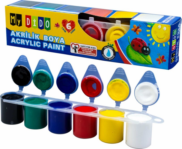 SÜDOR MY11 MYDİDO AKRİLİK BOYA 6 RENKx22ml - Image 1