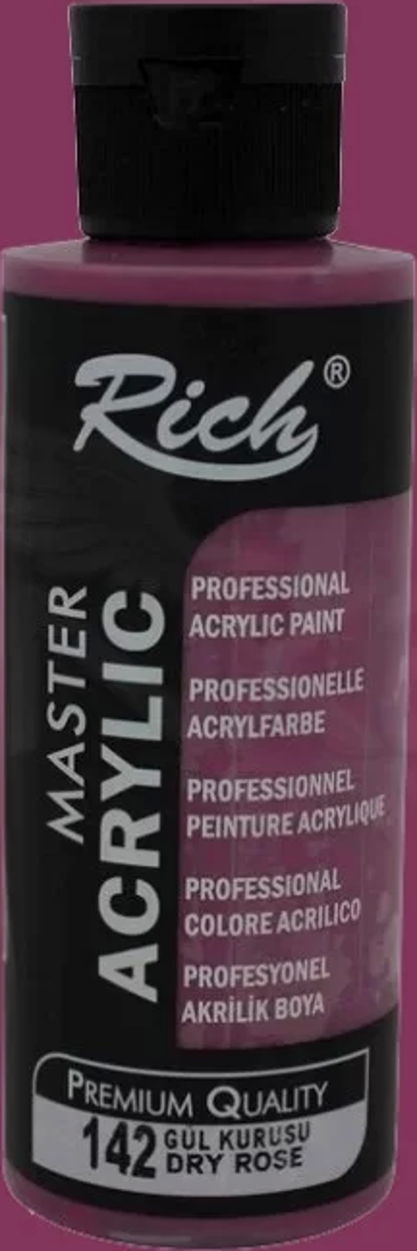 Rich Master Akrilik Boya 120ml 142 Gül Kurusu - Image 1