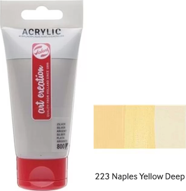 TALENS AKRİLİK BOYA 223 NAPLES YELLOW DEEP 75ml (RT3511223M) - Image 1
