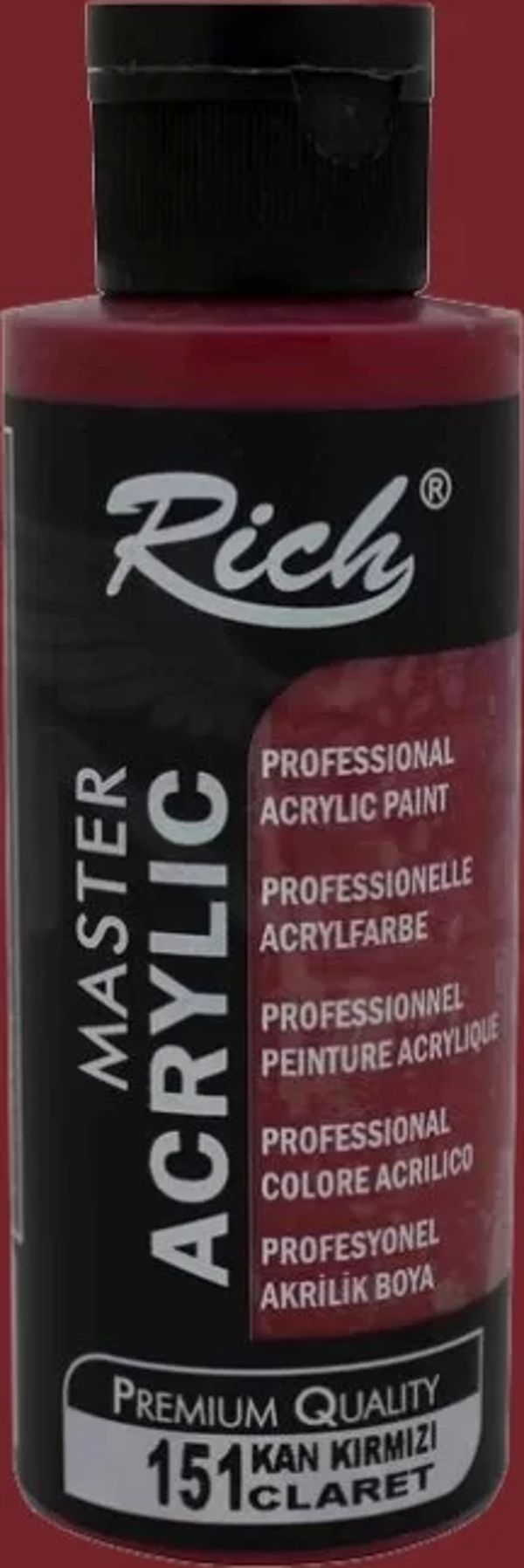 Rich Master Akrilik Boya 120ml 151 Kan Kırmızı - Image 1