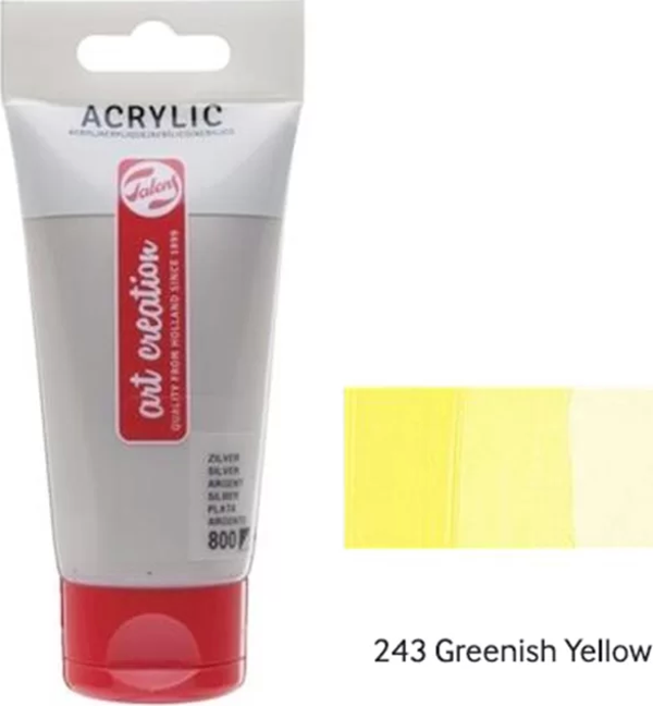 TALENS AKRİLİK BOYA 243 GREENİSH YELLOW 75ml (RT3511243M) - Image 1