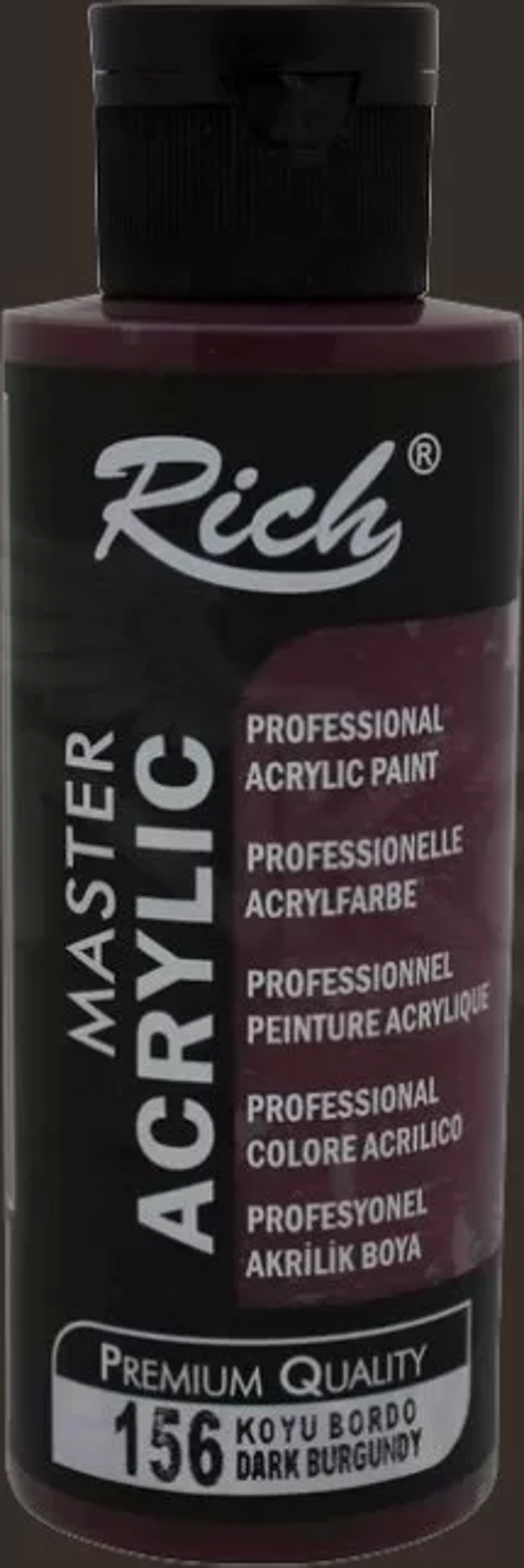 Rich Master Akrilik Boya 120ml 156 Koyu Bordo - Image 1