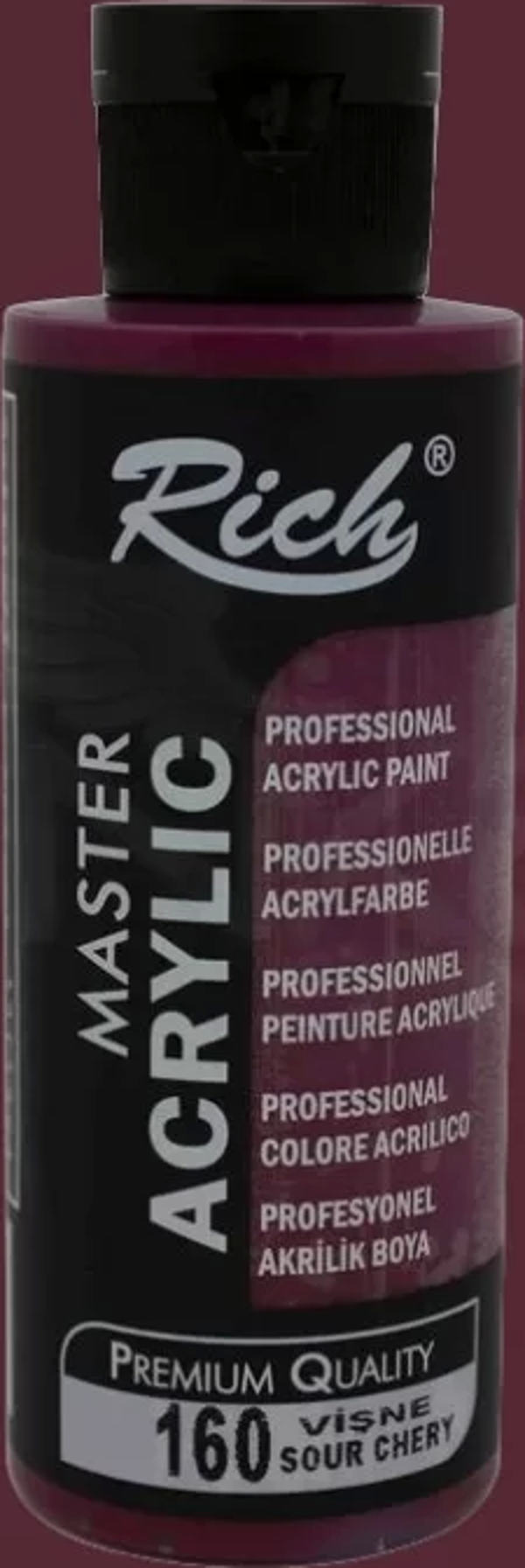 Rich Master Akrilik Boya 120ml 160 Vişne - Image 1