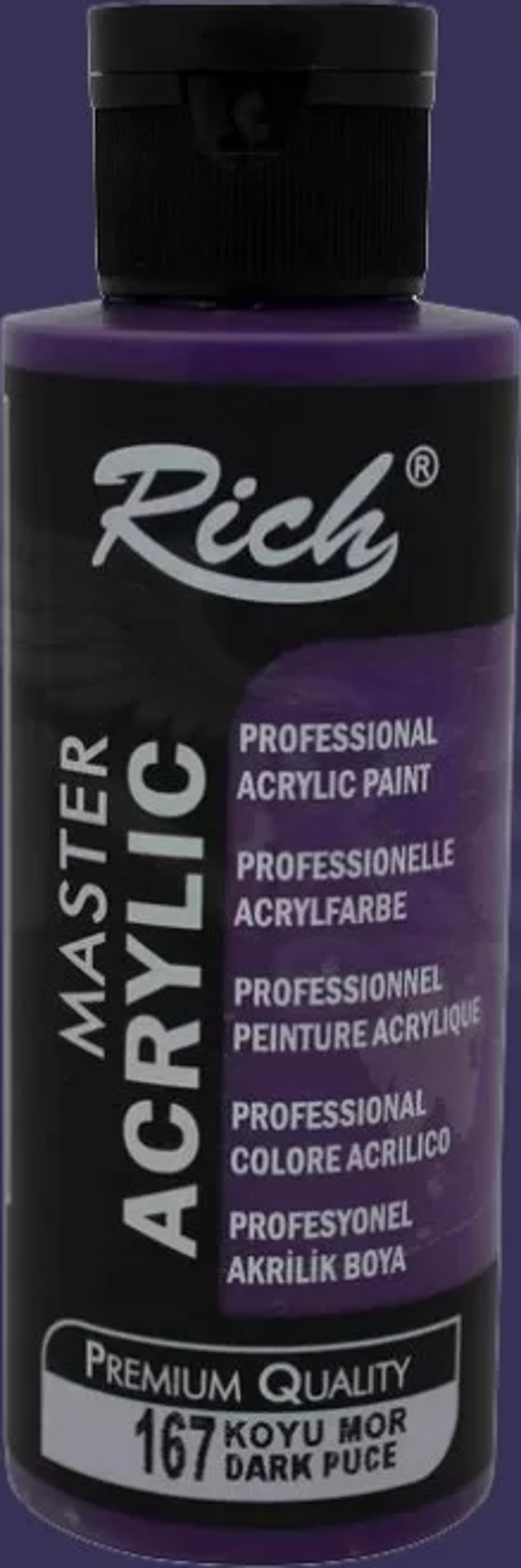 Rich Master Akrilik Boya 120ml 167 Koyu Mor - Image 1