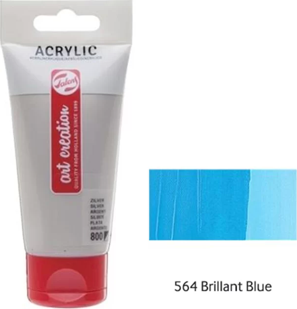 TALENS AKRİLİK BOYA 564 BRİLLANT BLUE 75ml (RT3511564M) - Image 1