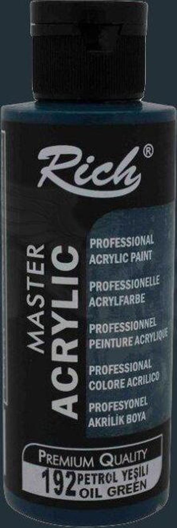 Rich Master Akrilik Boya 120ml 192 Petrol Yeşili - Image 1