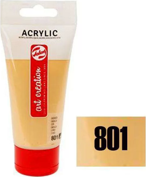 TALENS AKRİLİK BOYA 801 GOLD 75ml (RT3511801M) - Image 1