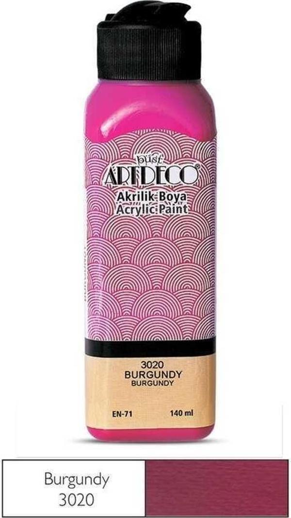 Artdeco Akrilik Boya 140 ml Burgundy - Image 1