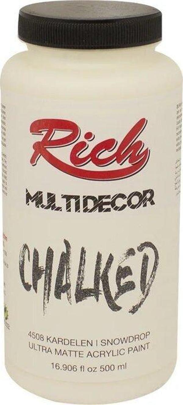 Rich Multi Decor Chalked Akrilik Boya 500ml 4508 Kardelen - Image 1
