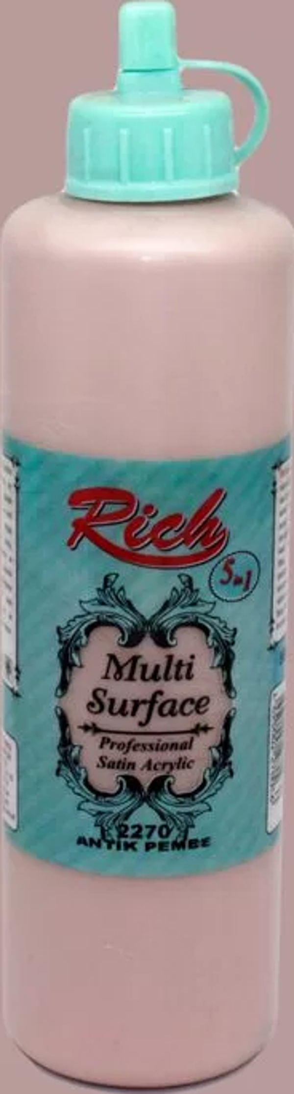 Rich Multi Surface Akrilik Boya 500cc 2270 Antik Pembe - Image 1