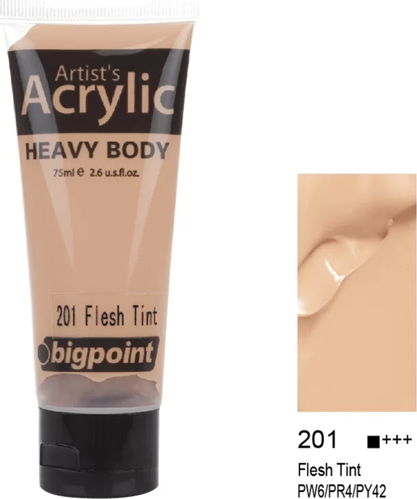 Bigpoint Akrilik Boya 75 ml Flesh Tint 201 - Image 1