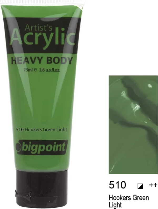 Bigpoint Akrilik Boya 75 ml Hookers Green Light 510 - Image 1