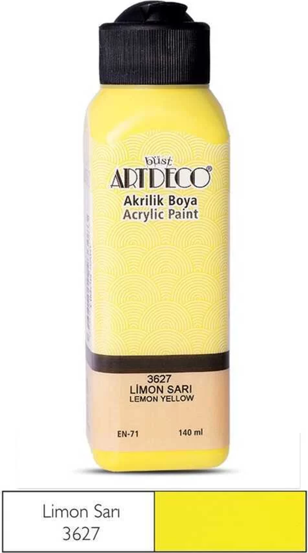 Artdeco Akrilik Boya 140 ml Limon Sarı - Image 1