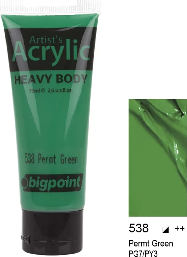 Bigpoint Akrilik Boya 75 ml Permt Green 538 - Image 1