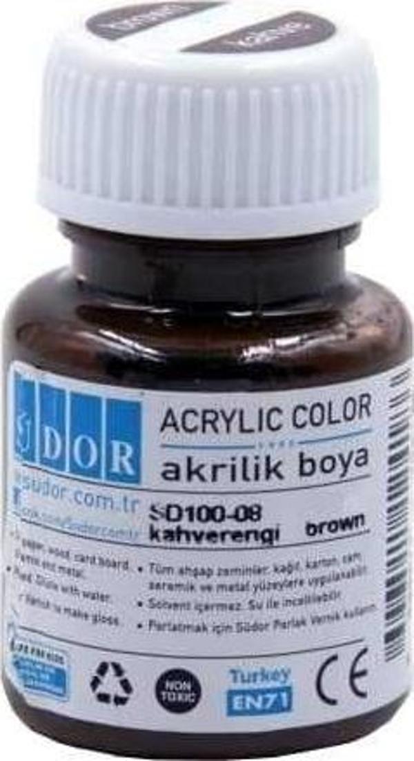 Südor Akrilik Boya 40 ml Kahverengi - Image 1