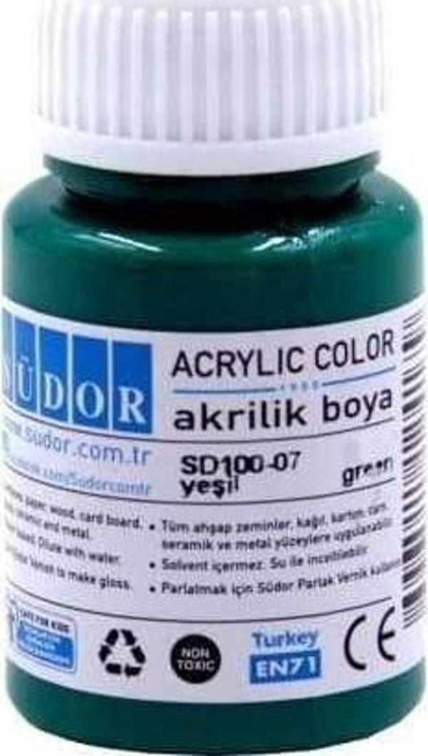 Südor Akrilik Boya 40 ml Koyu Yeşil - Image 1