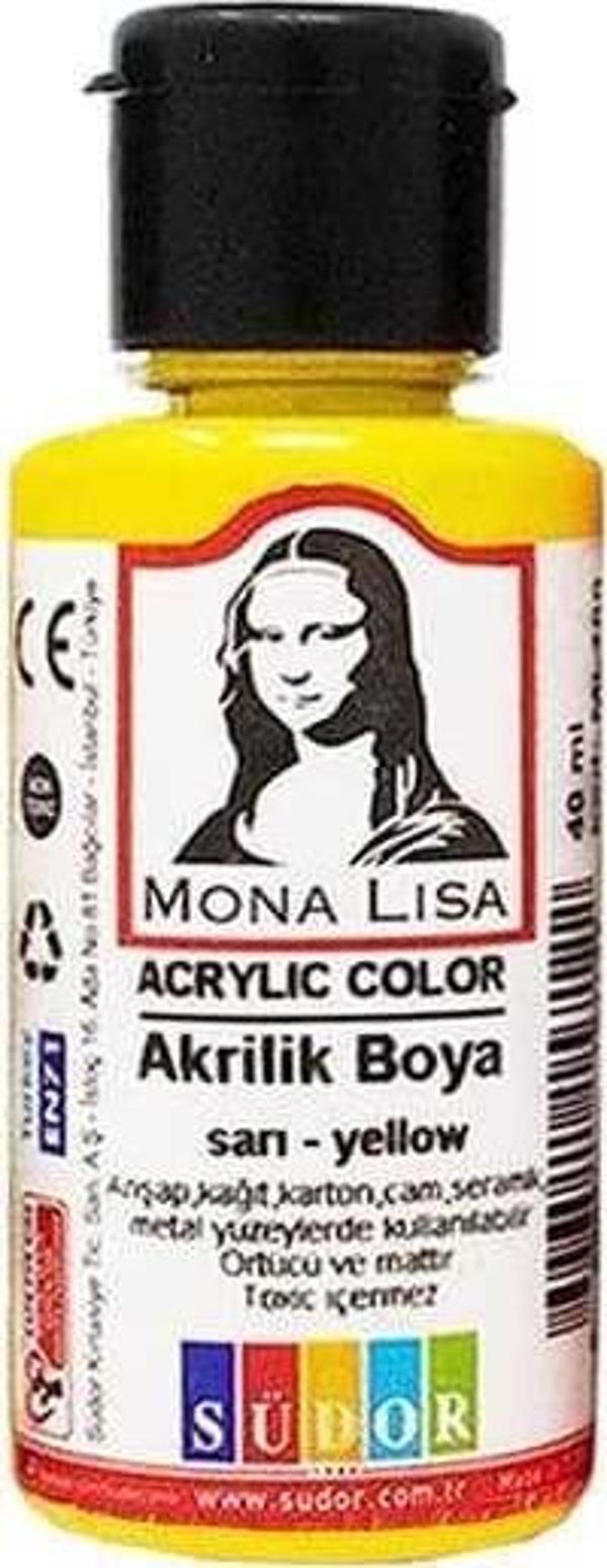 Südor Akrilik Boya 40 ml Limon Sarı - Image 1