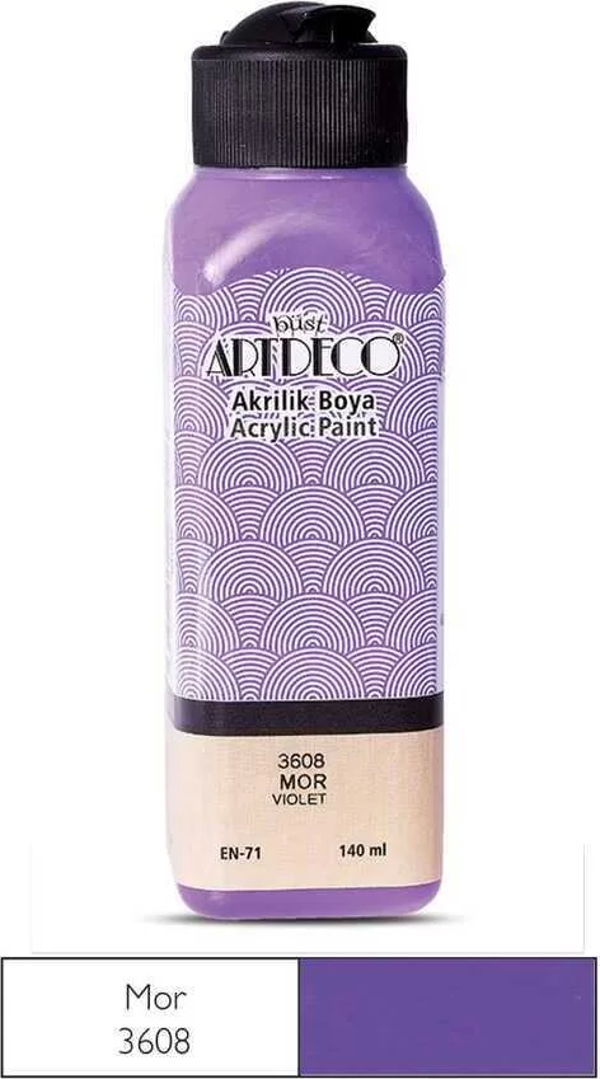 Artdeco Akrilik Boya 140 ml Mor - Image 1