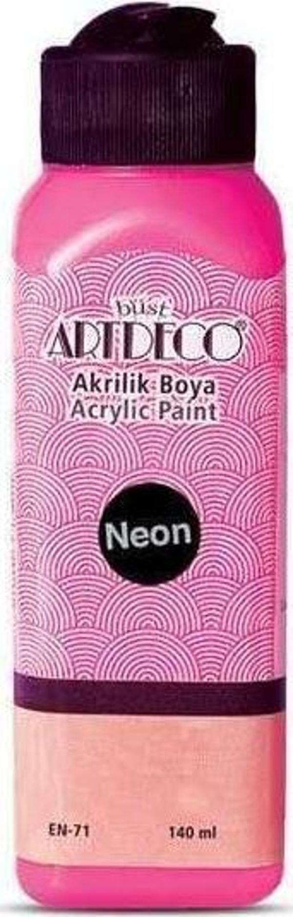 Artdeco Akrilik Boya 140 ml Neon Pembe - Image 1