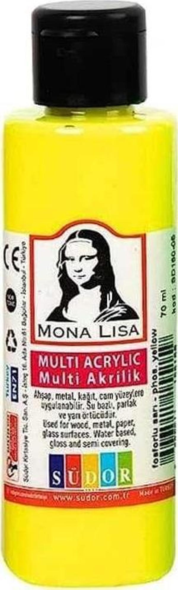 Südor Akrilik Boya 70 ml Fosforlu Sarı - Image 1