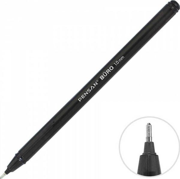 Pensan Tükenmez Kalem Büro Ball Point 1 mm Siyah - Image 1