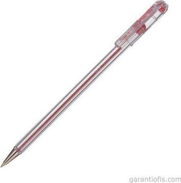 Pentel BK77 SuperB Kırmızı Çelik Uçlu Tükenmez Kalem (0,7 mm) - Image 1