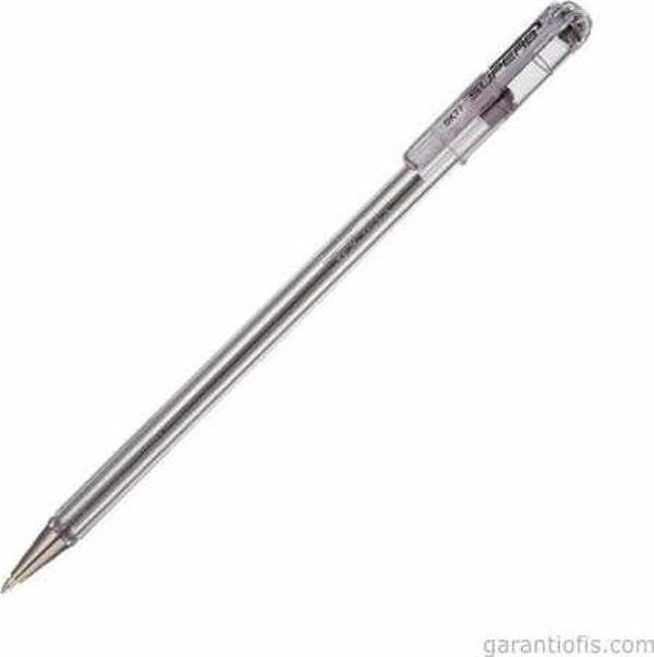 Pentel BK77 SuperB Siyah Çelik Uçlu Tükenmez Kalem (0,7 mm) - Image 1