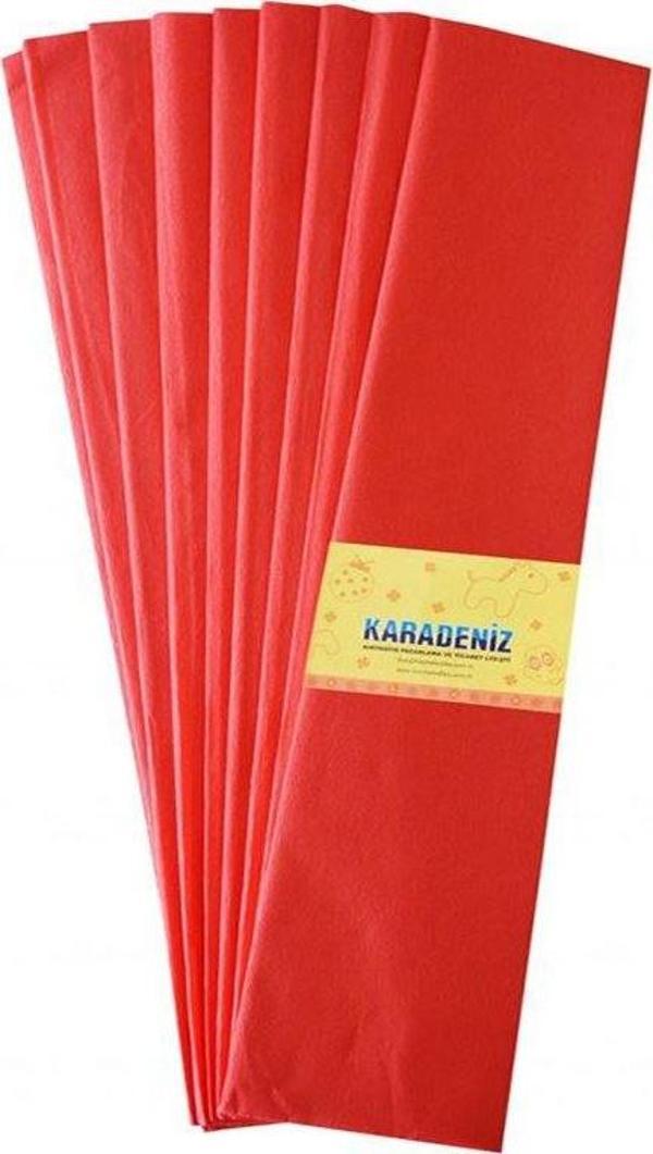 Lino Lüx Krapon Kağıdı 10lu 50cmx2m Kırmızı - Image 1