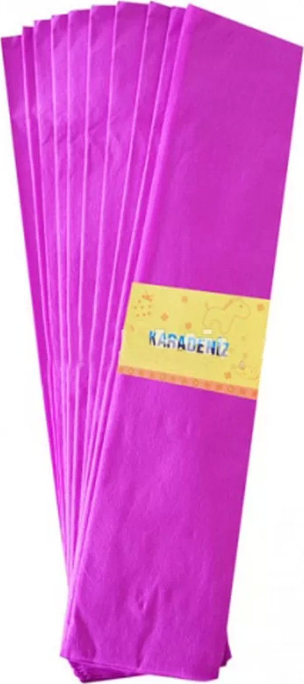 Lino Lüx Krapon Kağıdı 10lu 50cmx2m Mor - Image 1