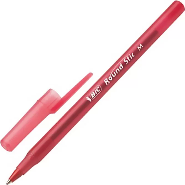 BİC ROUND STİC CLASSİC TÜKENMEZ KALEM 1.0 KIRMIZI (921332) - Image 1