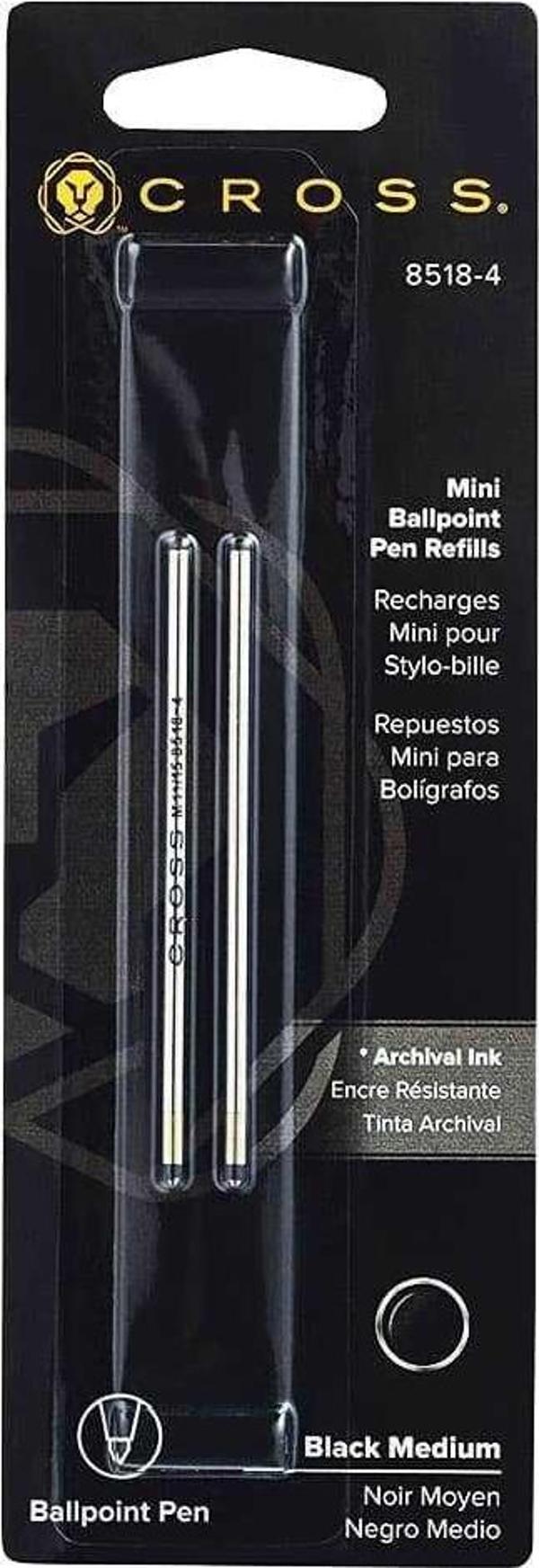 Cross Micro Refil Medium 2'li Siyah 8518-4 - Image 1