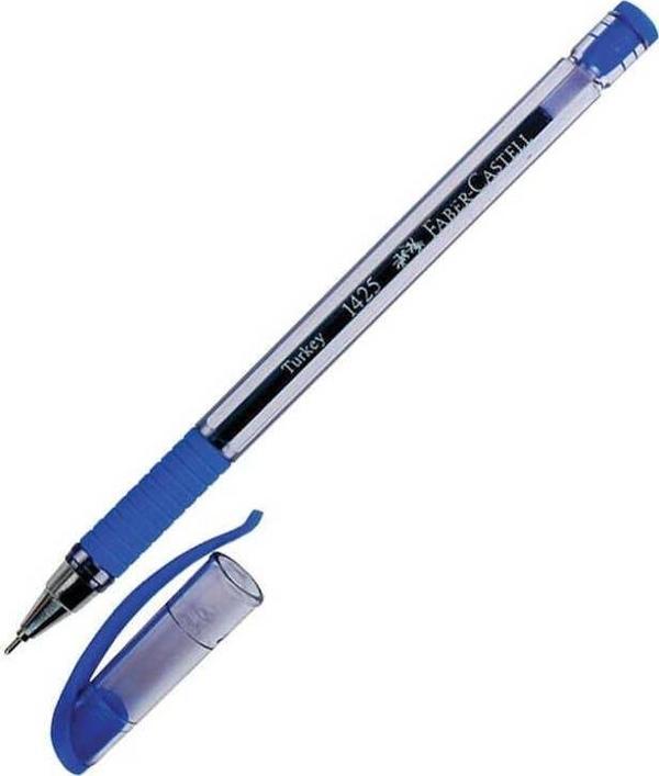Faber Castell 1425 İğne Uçlu Tükenmez Kalem 0.7 mm Mavi - Image 1