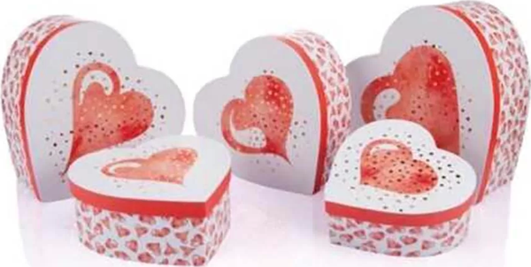 Gıpta Valentines Flamma Kalp 4 Nolu Kutu 190x200x85mm Bx0700-04 - Image 1