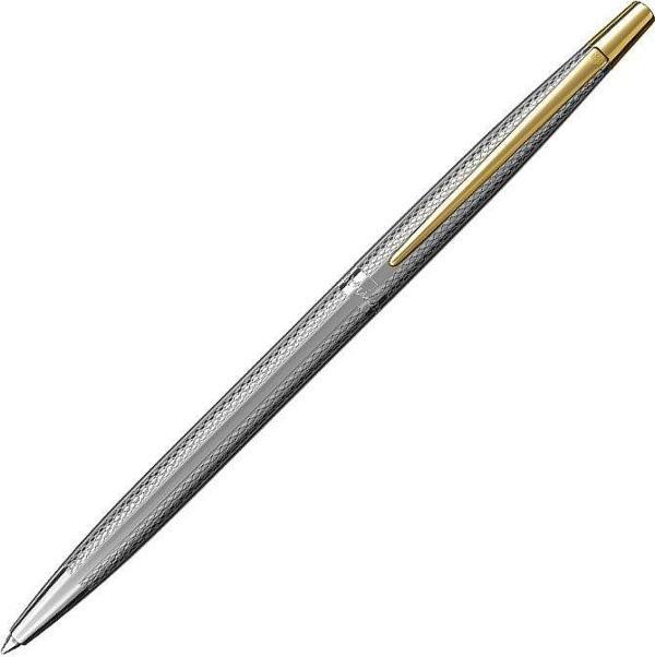 SCRİKSS 711L ÇİZGİ DESEN GOLD KROM TÜKENMEZ KALEM - Image 1