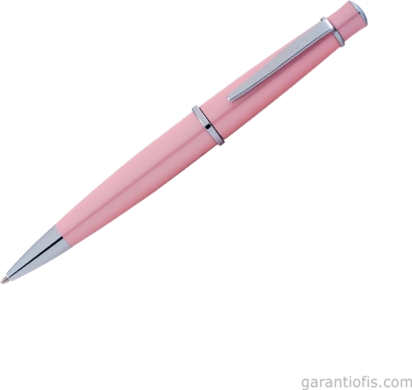 Scrikss CHIC 62 Pembe Gövdeli Tükenmez Kalem - Image 1