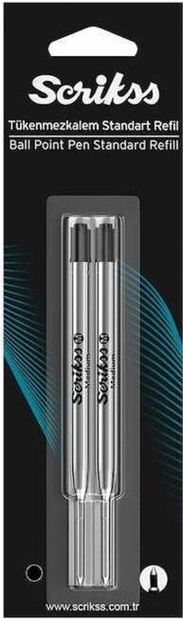 Scrikss Dev Refil Standart Blisterli 2'li Siyah - Image 1
