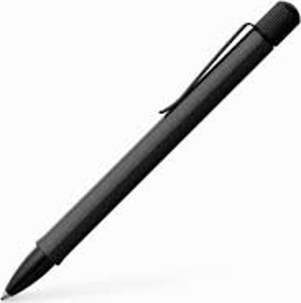 FABER-CASTELL HEXO TÜKENMEZ KALEM SİYAH (140504) - Image 1