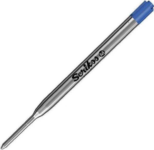 Scrikss Tükenmez Kalem Yedeği Metal Standart Mavi - Image 1