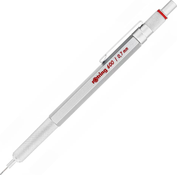 Rotring 600 Versatil Kalem 0.7 mm Krom 1904444 - Image 1