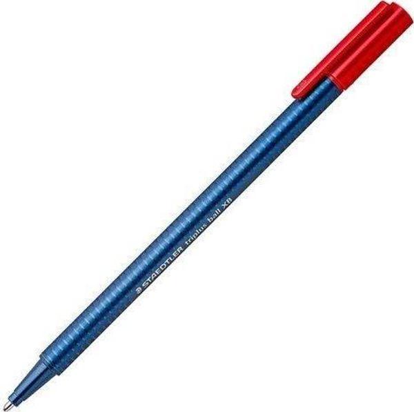 STAEDTLER 437 XB-2 TRIPLUS ÜÇGEN TÜKENMEZ KALEM XB UÇ KIRMIZI - Image 1