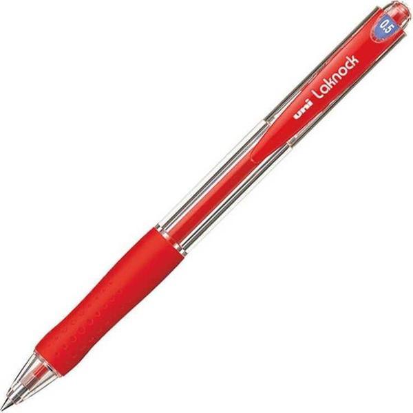 Uni-Ball Tükenmez Kalem Sn-100 Laknock 0.5 mm Kırmızı - Image 1