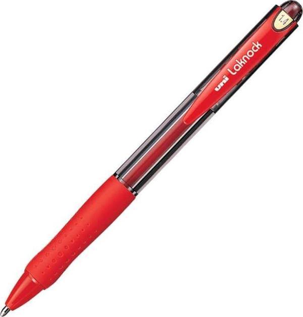 Uni-Ball Tükenmez Kalem Sn-100 Laknock 1.4 mm Kırmızı - Image 1