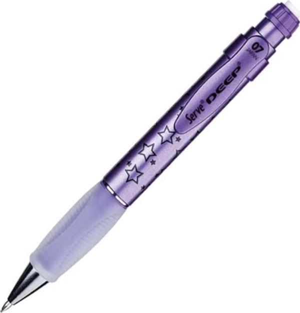 Serve Deep 0.7Mm Versatil Kalem Metalik Mor Yıldız - Image 1