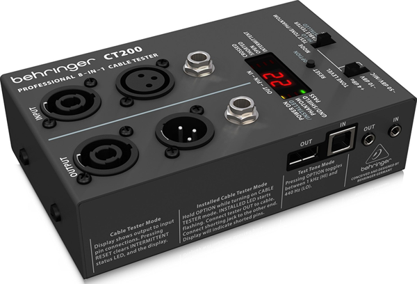 Behringer CT200 8 In 1 Kablo Test Cihazı - Image 1
