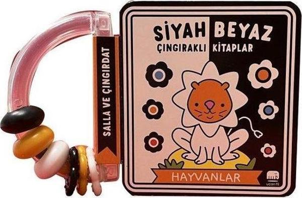 Siyah Beyaz Çıngıraklı Kitaplar - Hayvanlar - Uçan Fil - Image 1