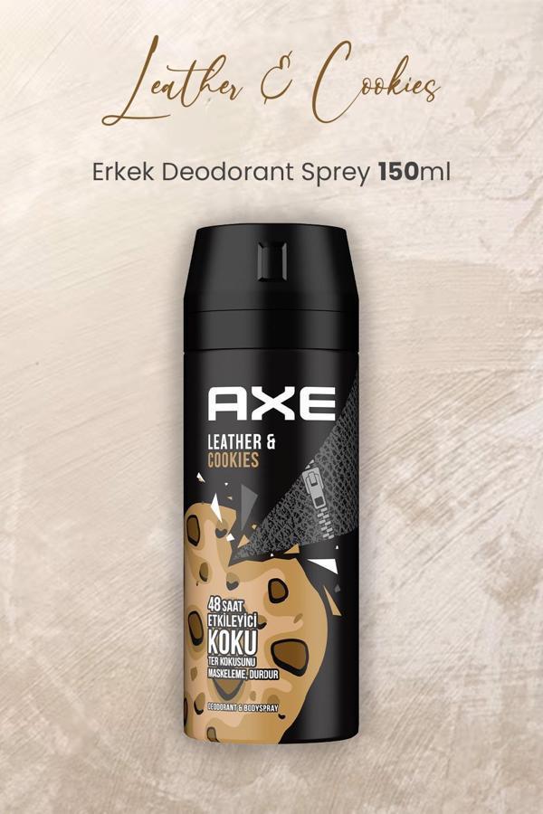 Axe Leather & Cookies Erkek Deodorant Sprey 150 ml - Image 1