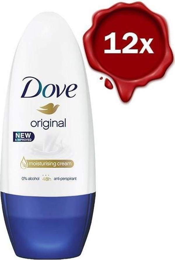 Dove Roll-On Original Kadın 50 ml x 12 - Image 1